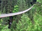 Walk across Capilano Suspension Bridge, BC, Canada