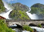 See Låtefossen Waterfall, Norway