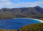 Relax on Wineglass Bay Beach, Tasmania, Australia