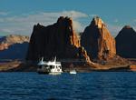 Houseboat on Lake Powell, Utah & Arizona