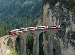 Ride Rhaetian Railway, Switzerland & Italy (UNESCO site)