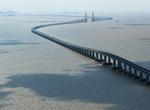 Drive across Donghai Bridge, China