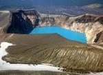 See Acid Lake, Maly Semyachik Volcano, Russia