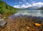 Camp at Kintla Lake, Glacier National Park, Montana