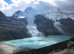 Camp at Berg Lake, Mount Robson Provincial Park, BC, Canada