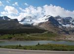 Camp at Columbia Icefield, Jasper National Park, Canada