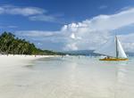 Relax on White Beach, Boracay Island, Philippines