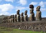 See Moais at Ahu Tongariki, Easter Island (UNESCO site)