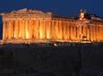 Athens Night Sightseeing Tour with Greek Dinner Show