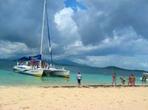 From Fajardo: Icacos Deserted Island Catamaran & Picnic Cruise