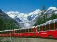 Swiss Alps Bernina Express Rail Tour from Milan