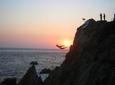 Acapulco Cliff Divers at Night
