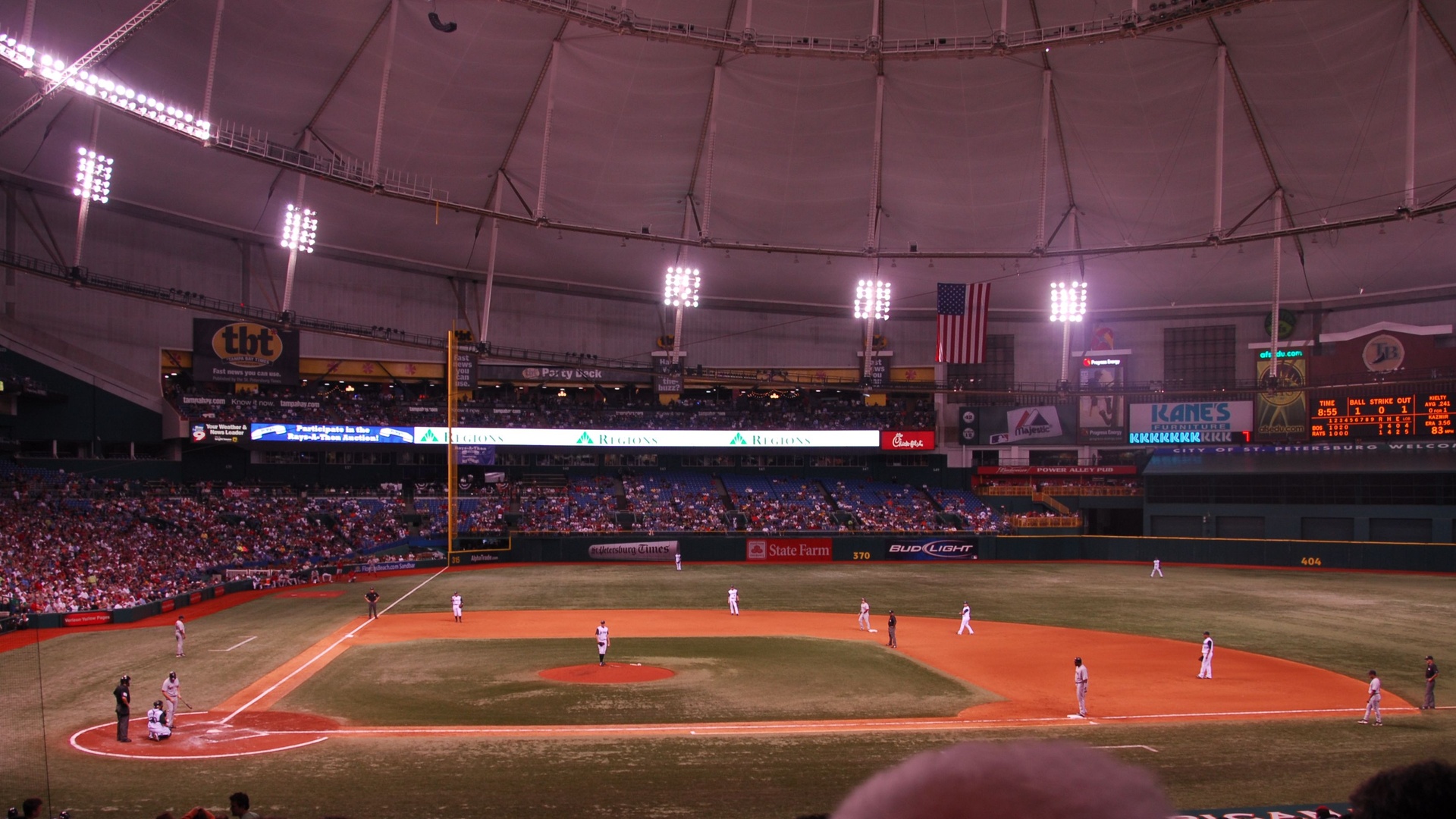 Rays Game at Tropicana Field
