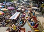 Shop at Damnoen Saduak Floating Market, Thailand