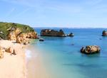 Relax on Praia Dona Ana Beach, Lagos, Portugal