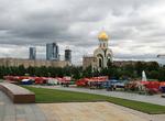 See the View from Poklonnaya Hill, Moscow 