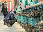 Walk Across Tumski Bridge (Lovers Bridge), Wrocław, Poland