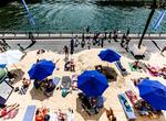 Relax at Paris-Plages (Paris Beaches), Paris, France