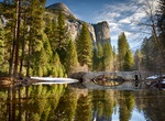 Walk across Yosemite Valley Bridges