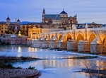 Walk Across Roman Bridge of Córdoba, Spain