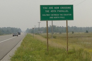 45th Parallel North