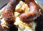 Try Bangers and Mash