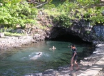 Swim in Piula Cave Pool (Fatumea Pool), Upolu Island, Samoa