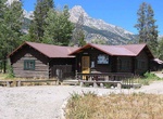 Camp at Double Diamond Dude Ranch Dining Hall, Grand Teton National Park
