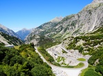 Drive over Grimsel Pass, Switzerland