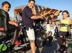 Barcelona Electric Bike Small Group Tour with Tapas and Wine Tasting