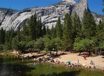 Float down Merced River, Yosemite National Park