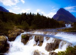See Swiftcurrent Falls, Glacier National Park, Montana