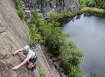 Rock Climb Quincy Quarries Reservation, Massachusetts