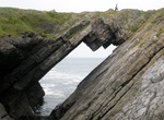 Walk Across Devil's Bridge at Worm's Head, Wales