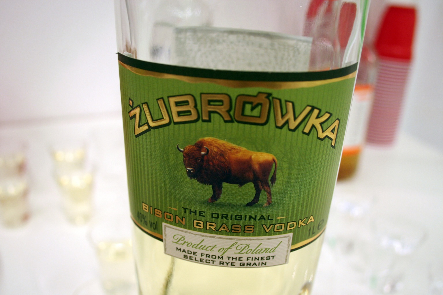 Żubrówka Bison Grass Vodka