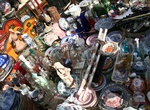 Shop at Monastiraki Flea Market, Athens, Greece