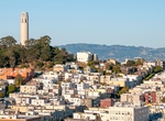 See the View from Coit Tower, Telegraph Hill, San Francisco, California