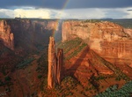 See Spider Rock, Canyon de Chelly National Monument, Arizona