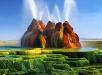 See Fly Geyser, Nevada