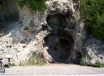 See Devil's Kitchen Cave, Mackinac Island, Michigan
