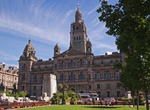 Stroll George Square, Glasgow, Scotland