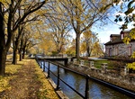 Walk along Lachine Canal, Montreal, Canada