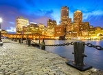 See the Boston Skyline from Fan Pier, Boston, Massachusetts