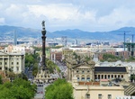 See Columbus Monument (Monument a Colom), Barcelona, Spain