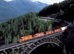 See Stoney Creek Bridge, Glacier National Park, BC, Canada