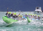 Attend Clash of the Paddles Outrigger Cup, Whitsunday Islands, Queensland, Australia