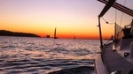 Lisbon Sunset Sensations Sailing Tour with white or rosé wine & snacks