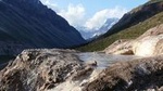 Santiago: Full day Trekking to El Morado glacier, include hot springs entrance.