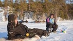 Lake Inari Ice Fishing Safari from Saariselkä