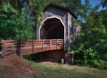 Cross Pass Creek Covered Bridge, Oregon